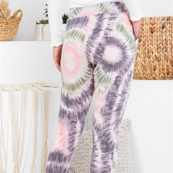 ❤️NWT *BOUTIQUE*  TIE DIE JOGGER PANT  MEDIUM - Picture 3 of 5